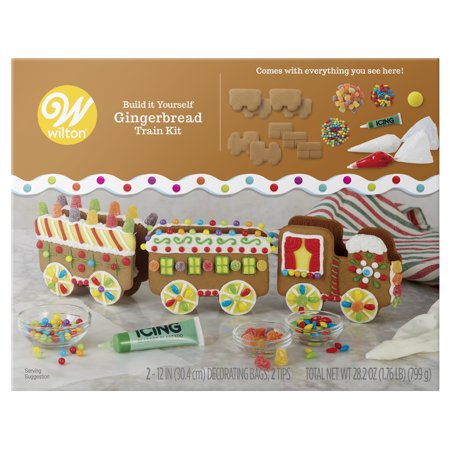- Wilton Build-it-Yourself Gingerbread Train Decorating Kit