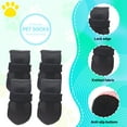thumbnail image 7 of AOMRCOL Dog Booties for Hot Pavement, 4 Pcs S Black Breathable Mesh Dog Shoes for Small Dogs, 7 of 7