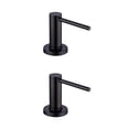 thumbnail image 4 of Wosthever Accesorios funcionales para fregadero de cocina, dispensador de jabón, dispensador de detergente ancho negro 2Conjunto, 4 of 6