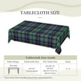 thumbnail image 6 of Rectangle Table Cloth, Scottish Clan Stevenson Tartan Plaid Resistant Washable Tablecloth Decorative Table Cover for Dining, Indoor and Outdoor, 6 of 6