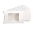 thumbnail image 3 of 10/20/30/50/uds Caja de caramelos con forma de almohada con ventana Cajas de embalaje de papel Kraft para regalos de boda y Navidad Suministros para fiestas de cumpleaños, 3 of 5