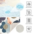 thumbnail image 3 of Yayeee Bath Rug for Bathroom Floor Non Slip Rectangle Fluffy Soft Absorbent Mat, 16"x24", Colorful Floral, 3 of 7