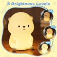 thumbnail image 2 of Lámpara YuanDian Sea Otter Night Light 8 colores de silicona, 2 of 8
