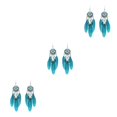 thumbnail image 1 of Qarigey Pendientes de borla para mujer, colgantes de oreja bohemios para mujeres y niñas Type1 NO1, 1 of 6