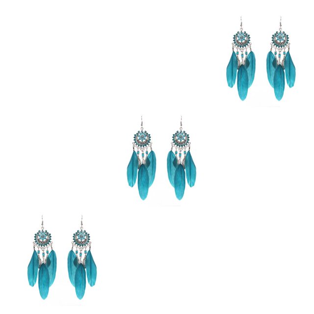 Qarigey Pendientes de borla para mujer, colgantes de oreja bohemios para mujeres y niñas Type1 NO1