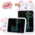 thumbnail image 1 of Colorful Writing Board 8.5 Inch Drawing Board For Children With Built-In Stick Figure Pictures In The Screen, Word Reading Function, Pink, 1 of 7