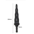 thumbnail image 5 of Yannee Pipe Drill Set 1/4\" 3/8\" 1/2\" 5/8\" Drill Flare Tool HVAC Hand Swaging Tool, 5 of 9
