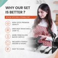 thumbnail image 2 of 40PCs Silicone Cooking Utensils Set 446&acirc; Heat Resistance, RFAQK BPA Free Kitchen Utensils Set for Nonstick Cookware, Gadgets Includes Can Opener, 2 of 7