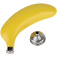 thumbnail image 1 of nipocaio Flacon de Poche, Acier Inoxydable Étanche avec Entonnoirs en Forme de Banane Portable Alcool Whisky Rhum Vodka, 1 of 5