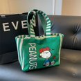thumbnail image 5 of Bolso de lona versátil de gran capacidad con dibujos animados periféricos de animación de Snoopy Charlie Brown, lindo bolso de mano Kawaii, bolso de hombro, regalo, 5 of 5