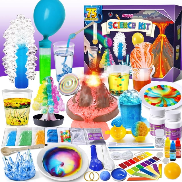 Kit científico JOPSHEEN 75 experimentos de química para niños mayores de 8 años