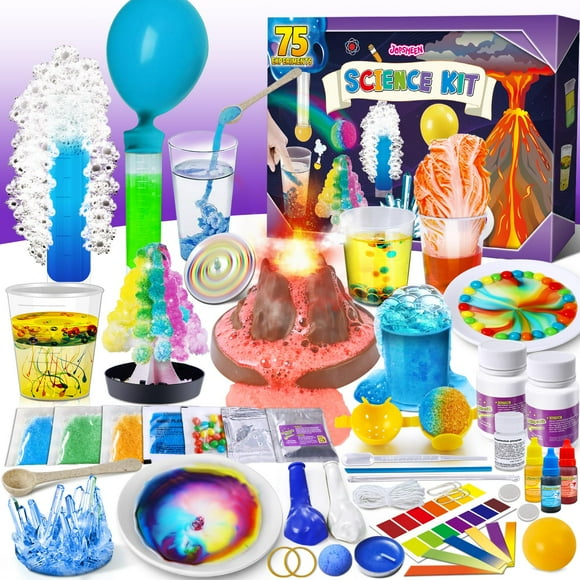 Kit científico JOPSHEEN 75 experimentos de química para niños mayores de 8 años