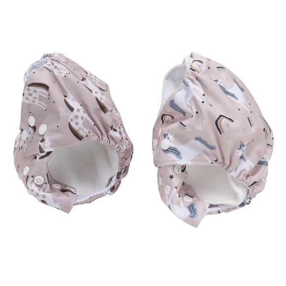 Pañales de tela para bebés BuyWeekMX 2 piezas ajustables reutilizables