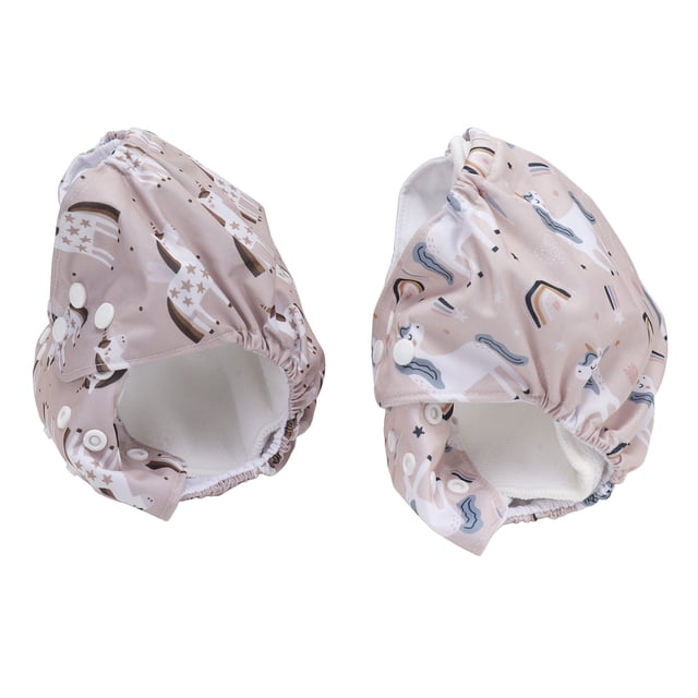 Pañales de tela para bebés BuyWeekMX 2 piezas ajustables reutilizables
