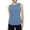 Blue, variant on Yoga Top Short Sleeved Curved Women's Running Sports Fitness Loose Fitting Casual T Shirt with Bottom Business Shirts Women Push up Top Long Top for Women Cleavage Cover Satin Top Cropped