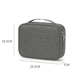 thumbnail image 3 of Organizador electrónico, bolsa organizadora de cables de viaje, accesorios, estuche de transporte portátil impermeable, bolsa de almacenamiento de doble capa todo en uno para cable, cable, cargador, TUNC Sencillez, 3 of 3
