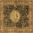 thumbnail image 1 of Ahgly Company Indoor Square Persian Brown Traditional Area Rugs, 3' Square, 1 of 4