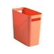 thumbnail image 1 of Matsuzay Cubo de basura de plástico sin tapa Papelera Contenedor de basura Organizadores al aire libre Artículos diversos para el baño Cubo Suministros de limpieza para el hogar Naranja, 1 of 6