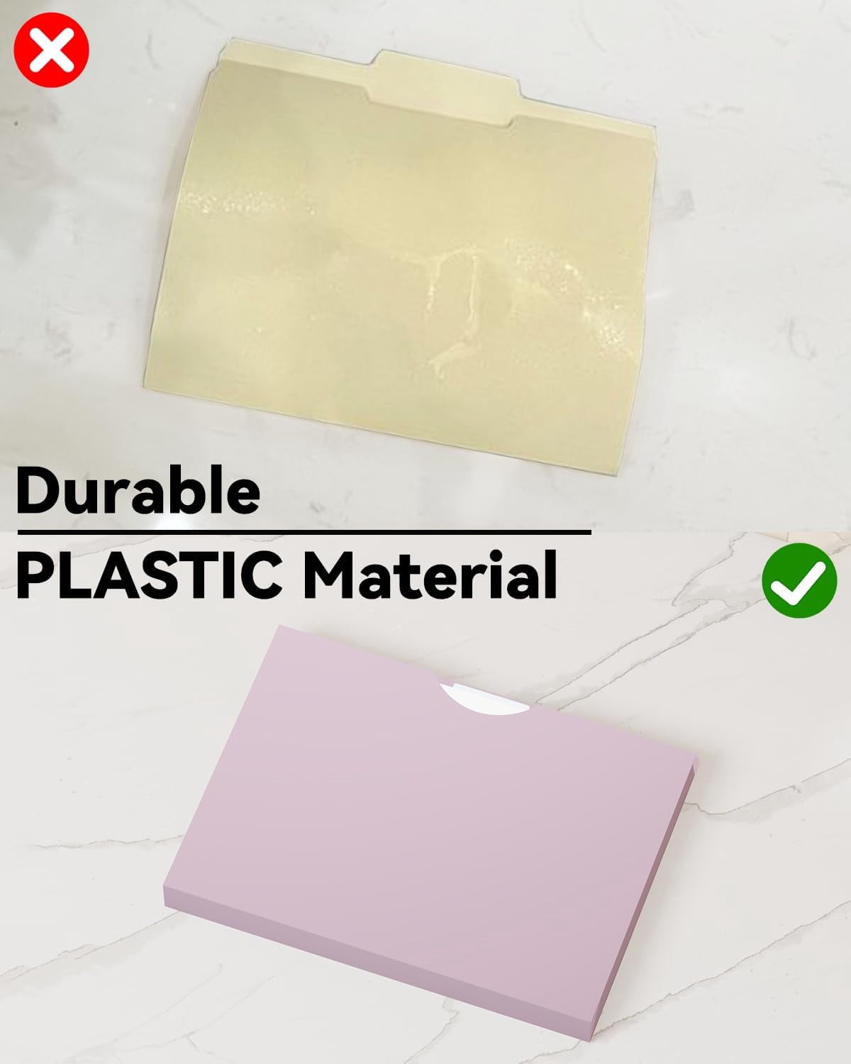 Plastic Manila File Jacket & File Pockets Letter Size,Heavy Duty 1 Inch Expanding Manila Pocket File Folders,Extra Capacity Project File Jackets,Job Folders File Jackets-Assorted Color