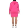 thumbnail image 4 of White Mark Plus Size Hoodie Sweatshirt Dress, 4 of 5
