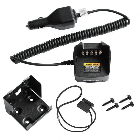 KVC-14 Vehicular Travel Car Charger Compatible with TK2170 TK3170 TK3173 TK2360 TK3360 NX220 NX320 NX3320 KNB-25A KNB-26N KNB-35L KNB-55L KNB-57L