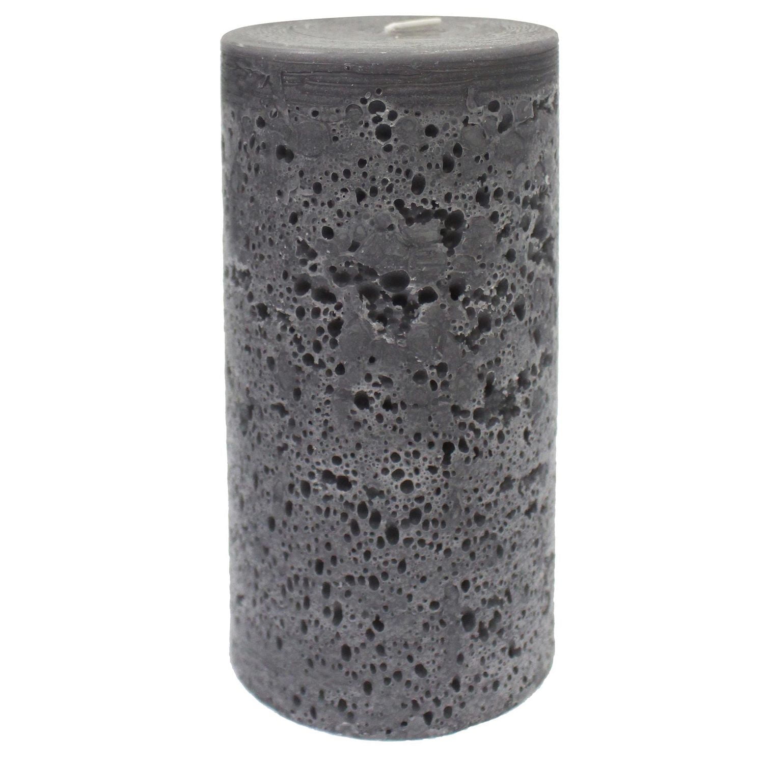 Hometrends 6" Dark Amber & Peony Scented Pillar Candle