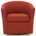 thumbnail image 3 of Fox Hill Trading Windsor Swivel Chair, Red, 3 of 5