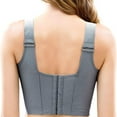 thumbnail image 6 of Bras Women Front Closure&Wide Straps Longline Cup Full Coverage Push Up Bra, 6 of 8