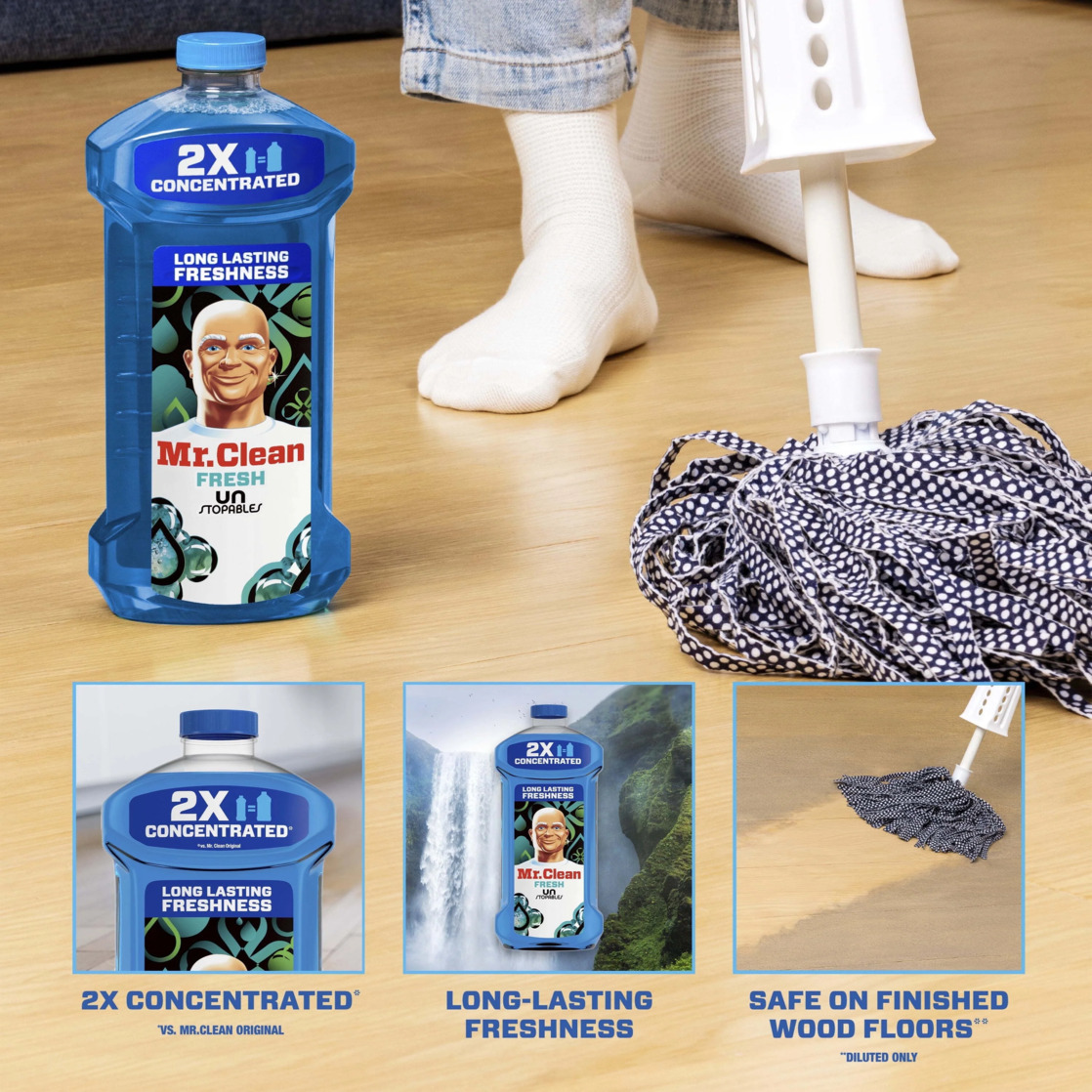 Mr. Clean 2X Concentrated All Purpose Cleaner, 6 Pack photo 4