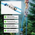 thumbnail image 5 of 6-Pack Portable Paracord Tensioner - Knot-Free Roller Rope Adjuster Secure Lock Tightening Tool for Tent Guy Lines Tarps Boating Camping Outdoor Survival Gear, 5 of 8