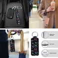 thumbnail image 6 of Yuyamidu Hippie Bat Car Seat Covers Full Set of 13 Halloween Steering Wheel Cover Armrest Box Mat Seatbelt Pad Coasters Keychain Lipstick Sleeve Pouch Auto Interior Sets, 6 of 6