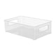 thumbnail image 1 of Organizador de tocador de baño contenedor de alimentos 26,5 cm x 16 cm x 7,5 cm/10,43 pulgadas x 6,30 pulgadas x 2,95 pulgadas cesta de almacenamiento transparente Macarena Organizador de contenedores de almacenamiento, 1 of 8