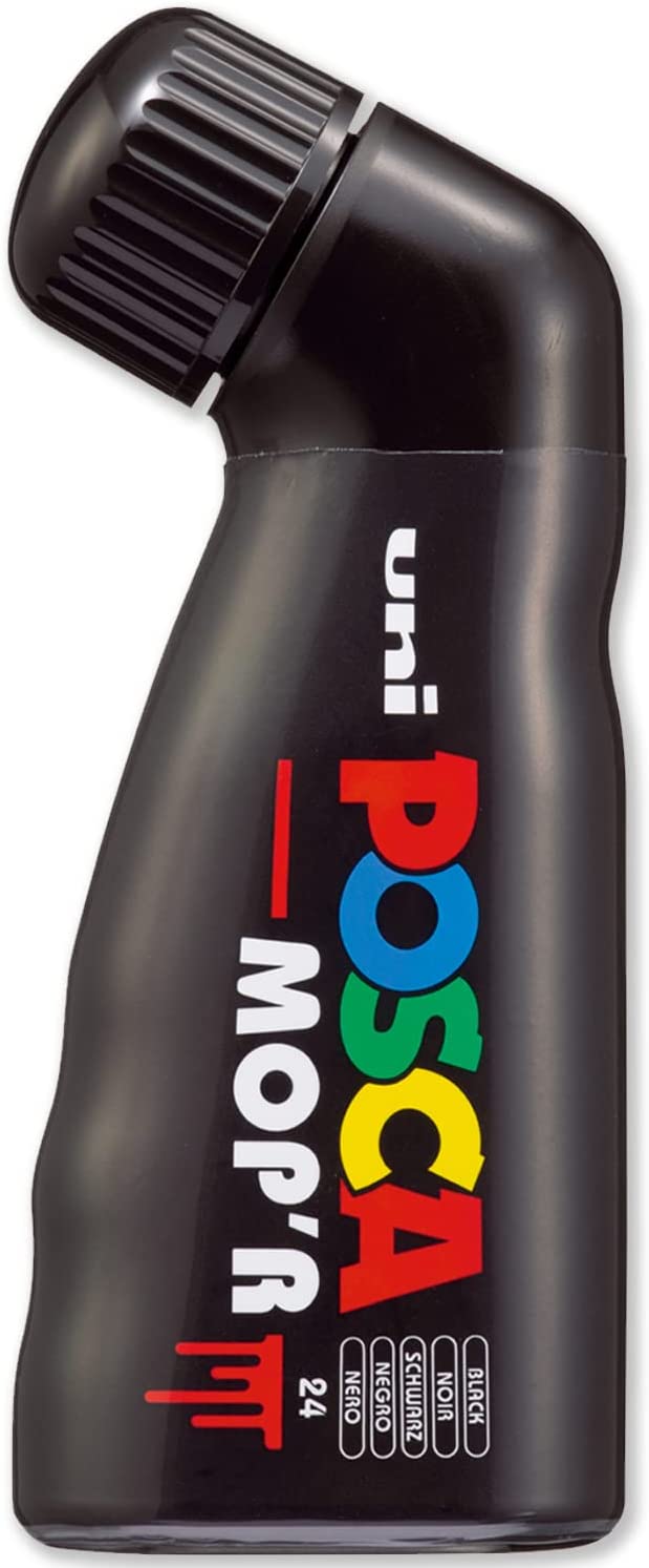 POSCA - Broad Nib Paint Marker Pens Set - MOP'R, PC-17K, PC-8K - Black Ink - Pack of 3