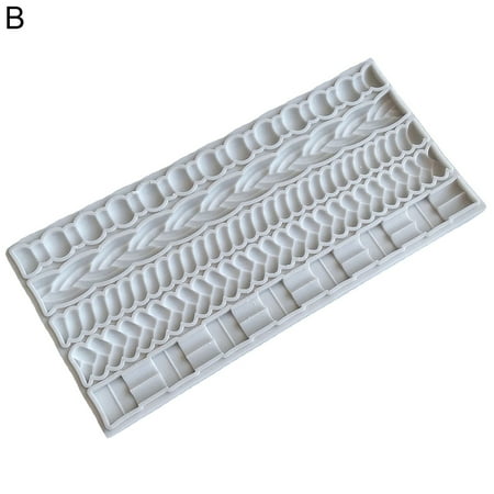 

SUZY Dessert Mold Soft Washable Practical Gemstone Pearl Rope Cake Side Lace Mold