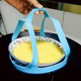 thumbnail image 2 of Pressure Cooker Sling,Silicone Sling Lifter Accessories, Anti-scalding Bakeware Lifter Steamer Rack for 6 Qt/8 Qt Instant Pot, Multi-function Cooker - Blue, 2 of 7