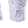 thumbnail image 2 of Camisas De Vestir Para Hombre 5xl Camisas superiores de primavera para hombres, parte superior con estampado de tinta de salpicaduras, camisas informales de manga larga con botones formales (White, M), 2 of 6