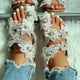thumbnail image 3 of Sandalias Planas Con Flores Para Mujer, Zapatos Sin Cordones Con Perlas De Imitación Y Puntera A La Moda, Sandalias Informales Para Viajes En La Playa, 3 of 4