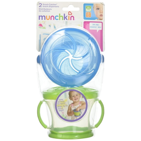 Munchkin Two Snack Catchers, Colors May Vary