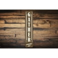 thumbnail image 2 of Gather Somewhere Else Aluminum Metal Decor Sign - 4x18 inches, 2 of 4