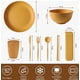 thumbnail image 2 of Vajilla Juego Cocina Paja Trigo Plato Tazas Kit 48pcs, 2 of 4