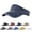 Navy Blue, variant on Minzimin Vintage Sport Sun Visor Hats for Women Men Adjustable Plain Washed Cotton Empty Top Baseball Cap 1Pack