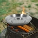 thumbnail image 4 of Utensilios de cocina de acero inoxidable Práctico Cocina Freír Pan Snack Tienda Flat Concave Frying-Pan, 4 of 6