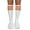 Orange, variant on Boy's Girl's Stripe Vintage Knee High School Soccer Tube Socks 1 Pair Pack