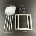 thumbnail image 3 of Fish Tank Aquarium Guppy Breeding Breeder Fish Baby Gauze Trap Box Isolator S/L M, 3 of 9