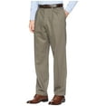 thumbnail image 3 of Dockers Classic Fit Signature Khaki Lux Cotton Stretch Pants D3 - Pleated Dark Pebble, 3 of 3