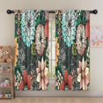 thumbnail image 5 of Blackout Kids Curtains,Pioneer Flower Floral Print Pattern Childrens Insulated Curtains Set Of 2,Bedroom Essentials,Toddler Room Decor 52"x63", 5 of 5