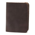 thumbnail image 2 of Sonducket Cartera para hombre, monedero, monedero de bolsillo, tarjetero de piel de vaca, estuche corto hecho a mano para licencia de negocios, Type2 NO2, 2 of 6