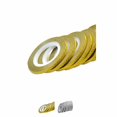 thumbnail image 4 of maskred 1 Roll Nail Art Glitter Gold Silver Stripping Line Ribbon Stripes Decor Gold 1mm in width, 4 of 7