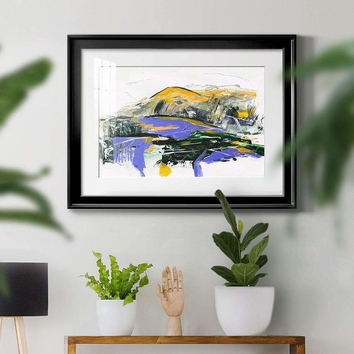 Silent Mountain V Premium Framed Print - Ready to Hang