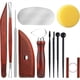 thumbnail image 1 of Kit de 12 herramientas de cerámica, juego herramientas arcilla polimérica para esculpir, herramientas de arcilla de secado al aire, herramientas de cerámica para tallar y moldear, 1 of 5